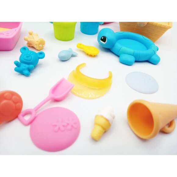 Littlest Pet Shop Accessories Lot With Skateboard Sandbox Toys Basket Buckets - Picture 3 of 16